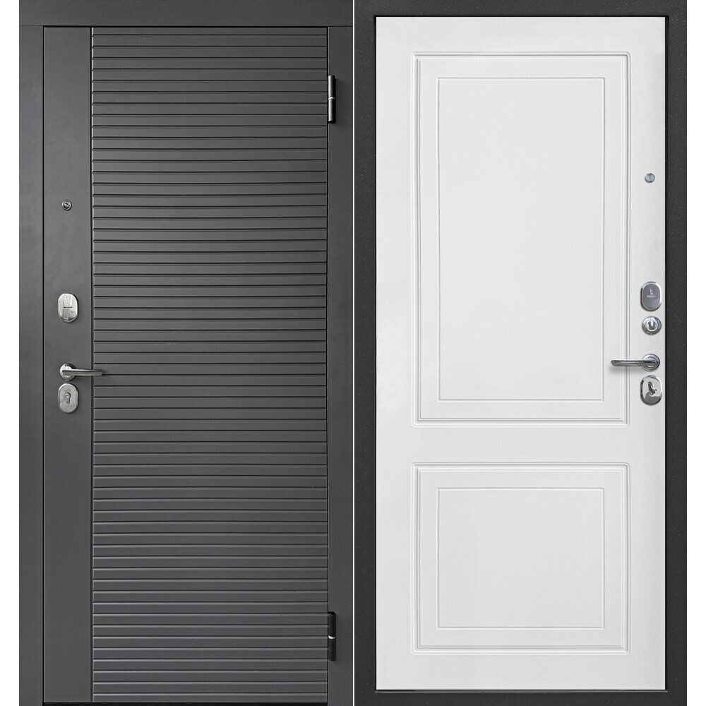 Изображение товара Дверь входная Ferroni Гарда 2 Правая сатин графит