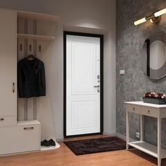 Дверь входная Ferroni Гарда правая сатин графит - эмалит белый 960х2050 мм - фото 2