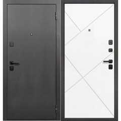 Изображение товара Дверь входная Ferroni Гарда 7СМ правая антик серебро - эмалит белый 860х2050 мм