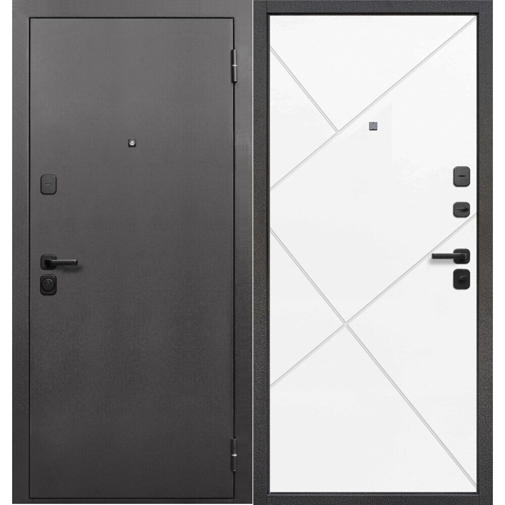 Изображение товара Дверь входная Ferroni Gardа 7СМ Правая Антик серебро