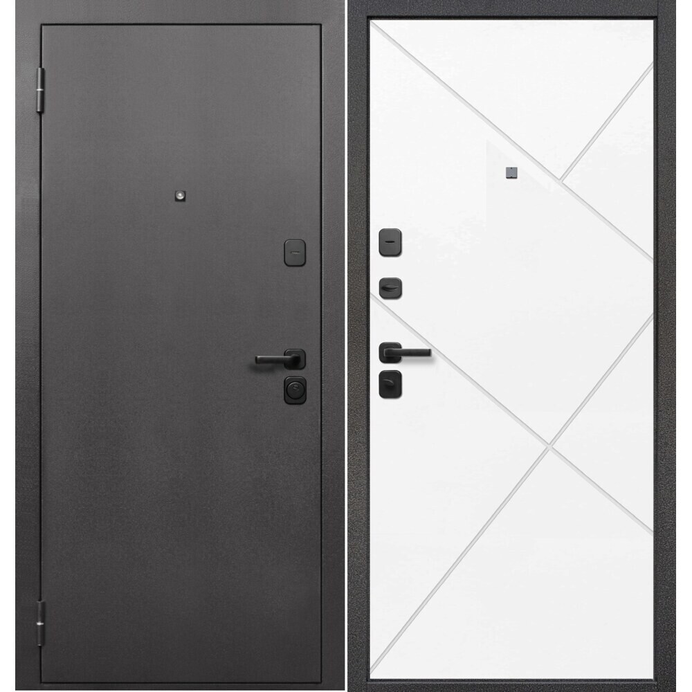 Изображение товара Дверь входная Ferroni Гарда 7СМ Левaя антик серебро