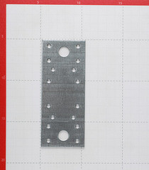 Пластина крепежная оцинкованная 130х53х1.8 мм - фото 3