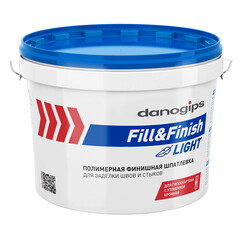 Шпатлевка Danogips Fill&Finish Light универсальная облегченная 10 л/12,3 кг
