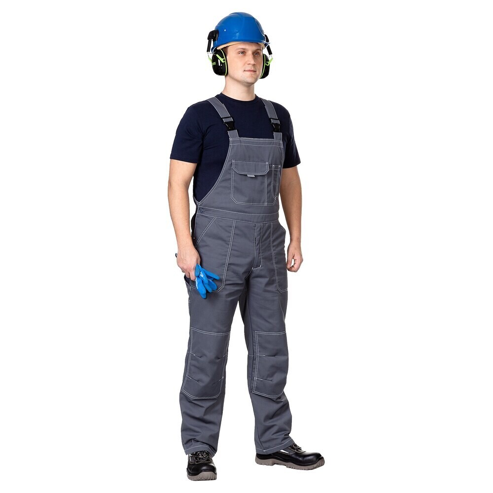 Полукомбинезон рабочий Техноавиа Сити 44-46 рост 158-164 см темно-серый