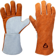 Краги спилковые для сварщика Jeta Safety Ferrus Active JWK401 оранжевые 10 (XL)