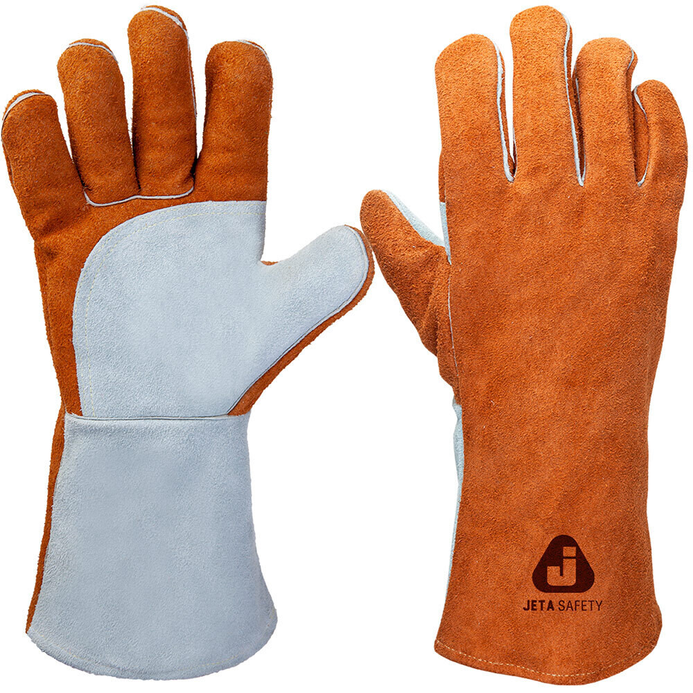 Изображение товара Краги спилковые для сварщика Jeta Safety Ferrus Active JWK401 оранжевые 10 (XL)