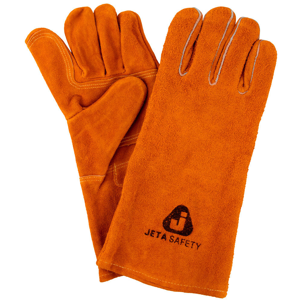 Изображение товара Краги спилковые для сварщика Jeta Safety Ferrus JWK301 коричневые 10 (XL)