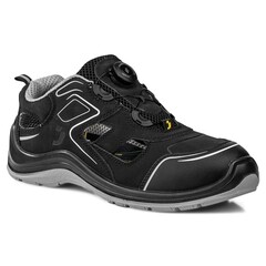 Сандалии текстильные с перфорацией и защитным подноском размер 42 черные Safety Jogger Флоу (50385_42) - фото 3