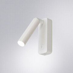 Бра Arte Lamp Spot G9 5 Вт 220 В белое IP20 (A1224AP-1WH) - фото 3