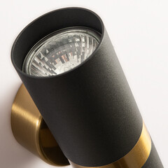 Бра Arte Lamp Ran GU10 50 Вт 220 В медь IP20 (A3143AP-2BK) - фото 5