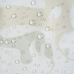 Штора для ванны Master House Марбл 1800х2000 мм полиэстер серая/золото (75423) - фото 4