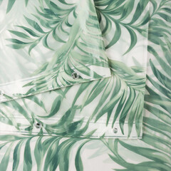 Штора для ванны Master House Вайя 2000х1800 мм PEVA зеленая/белая (75419) - фото 2