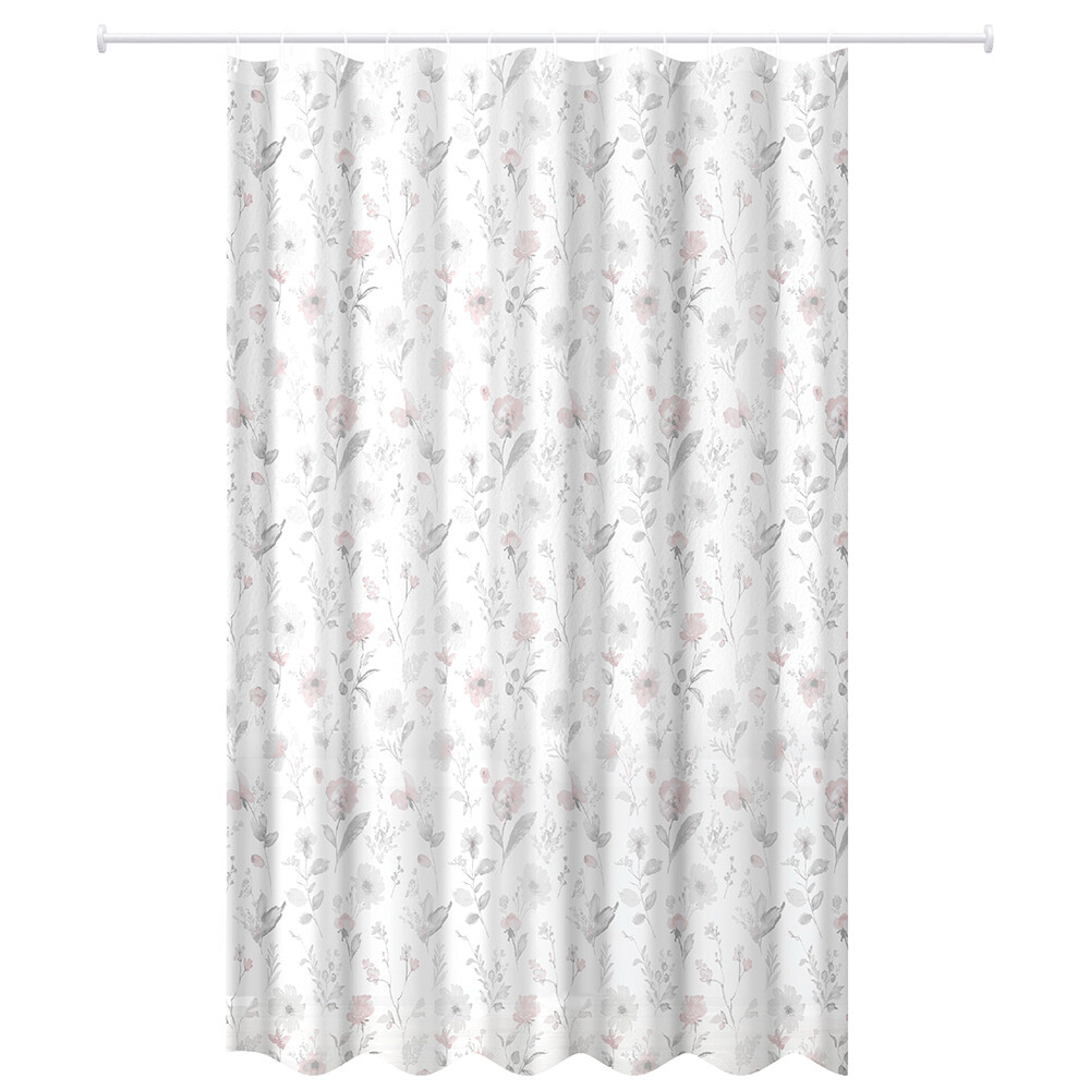 Изображение товара Штора для ванны Master House Ботаника 1800x2000 мм серый