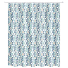 Изображение товара Штора для ванны Master House Эвергрин 1800х2000 мм PEVA зеленая/синяя (75532)