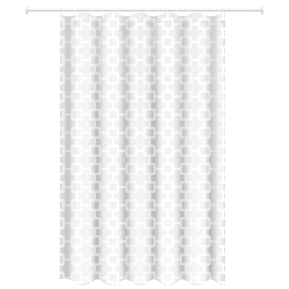 Штора для ванны Master House Чейни 2000х1800 мм PEVA серая (84289)