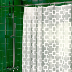 Штора для ванны Master House Чейни 2000х1800 мм PEVA серая (84289) - фото 2