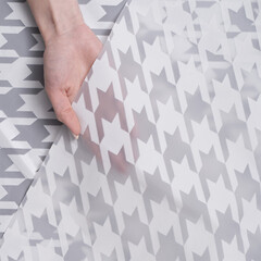 Штора для ванны Master House Уэльс 2000х1800 мм PEVA серая (84175) - фото 4