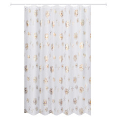 Изображение товара Штора для ванны Master House Блоубол 2000х1800 мм полиэстер белая/золото (75283)