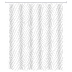 Штора для ванны Master House Саванна 1800х2000 мм PEVA белая/серая (75162)