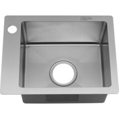 Мойка для кухни Melana ProfLine 42х32х20 см врезная с сифоном сталь сатин (MLN-R4232HR) - фото 6