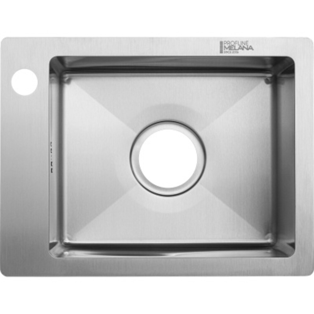 Мойка для кухни Melana ProfLine 42х32х20 см врезная с сифоном сталь сатин (MLN-R4232HR)