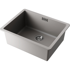 Мойка для кухни Omoikiri Kata 54-U-GR Artgranit 54х42х22 см врезная кварц leningrad grey