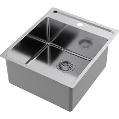 Мойка для кухни Omoikiri Daisen 44-IN 44х51х20 см врезная сталь (4993179)