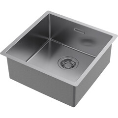 Мойка для кухни Omoikiri Tadzava 44-U-I Quadro IN 44х44х20 см врезная сталь (4993509)