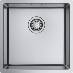 Мойка для кухни Omoikiri Tadzava 44-U-I Quadro IN 44х44х20 см врезная сталь (4993509) - фото 2