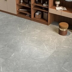 Керамогранит Kerama Marazzi Эрмон серый 595х595х9 мм (4 шт.=1,44 кв.м) - фото 2