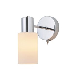 Бра Schaffner Ovest E14 40 Вт 220 В хром IP20 (74535-1W Chrome) - фото 4