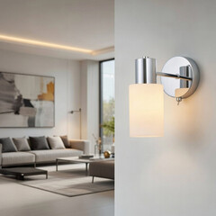 Бра Schaffner Ovest E14 40 Вт 220 В хром IP20 (74535-1W Chrome) - фото 3