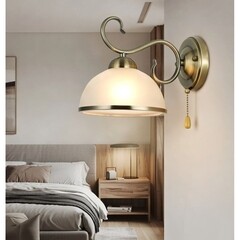 Бра Schaffner Liviano E27 40 Вт 220 В бронза IP20 (4700-1W AB) - фото 5