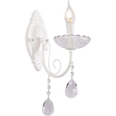 Бра Schaffner Fuerte E14 40 Вт 220 В белое IP20 (4070-1W WH) - фото 5