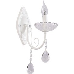 Бра Schaffner Fuerte E14 40 Вт 220 В белое IP20 (4070-1W WH)