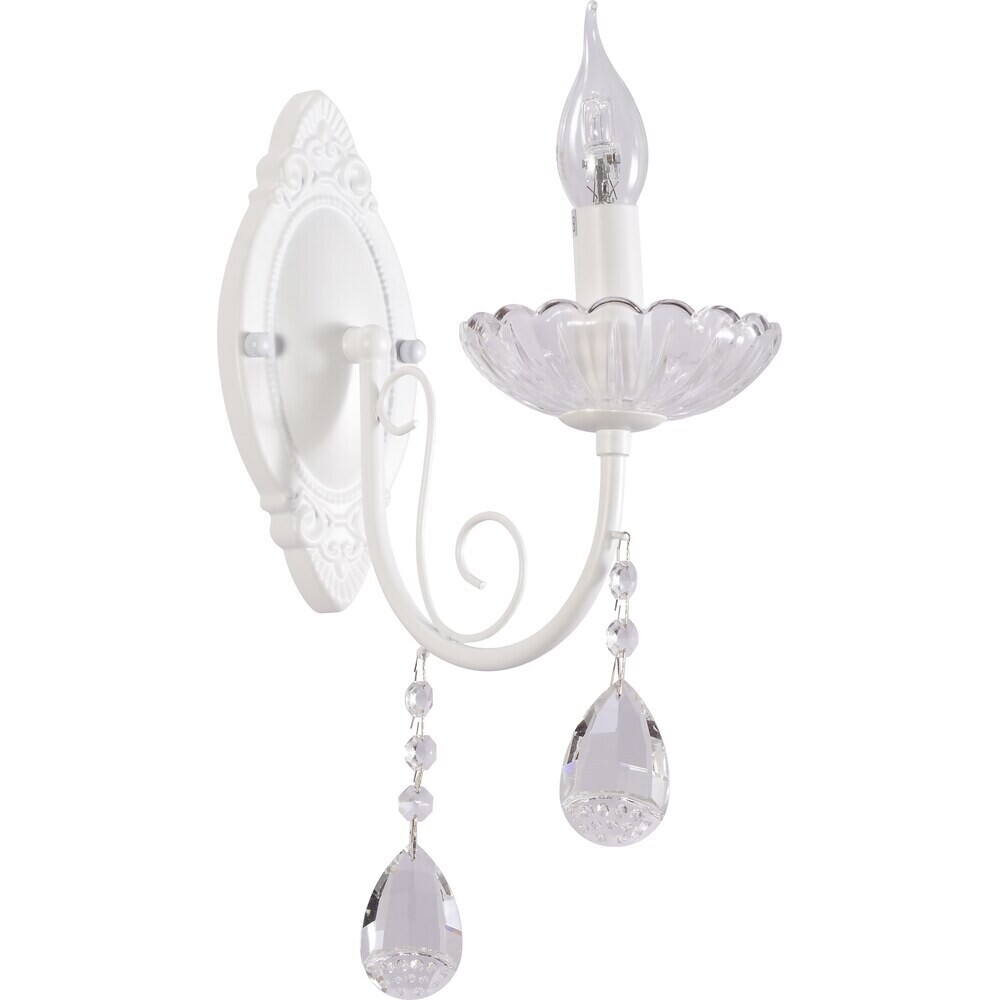 Изображение товара Бра Schaffner Fuerte E14 40 Вт 220 В белое IP20 (4070-1W WH)