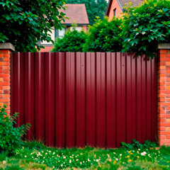 Профнастил С8 1,2х2 м 0,33 мм красное вино RAL 3005 - фото 2