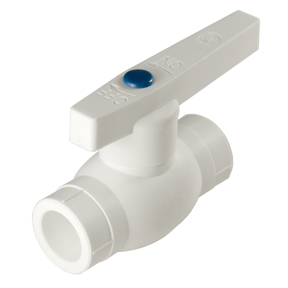 Изображение товара Кран шаровой полипропиленовый СТМ 63 мм для водоснабжения и отопления