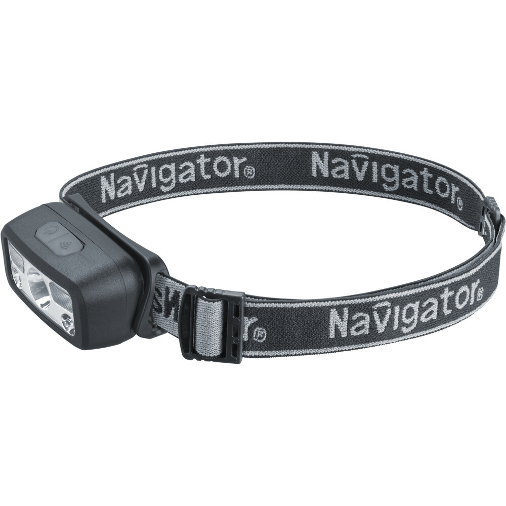 Изображение товара Фонарь налобный Navigator NPT-H45-ACCU светодиодный 1 LED 3 Вт аккумуляторный Li-Ion 400 мАч пластик 5 режимов (95561)