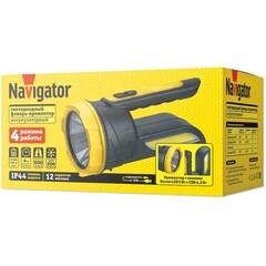 Фонарь прожекторный Navigator NPT-SP35-ACCU светодиодный 1 LED 5 Вт аккумуляторный Li-Ion 1200 мАч пластик 4 режима (95507) - фото 4