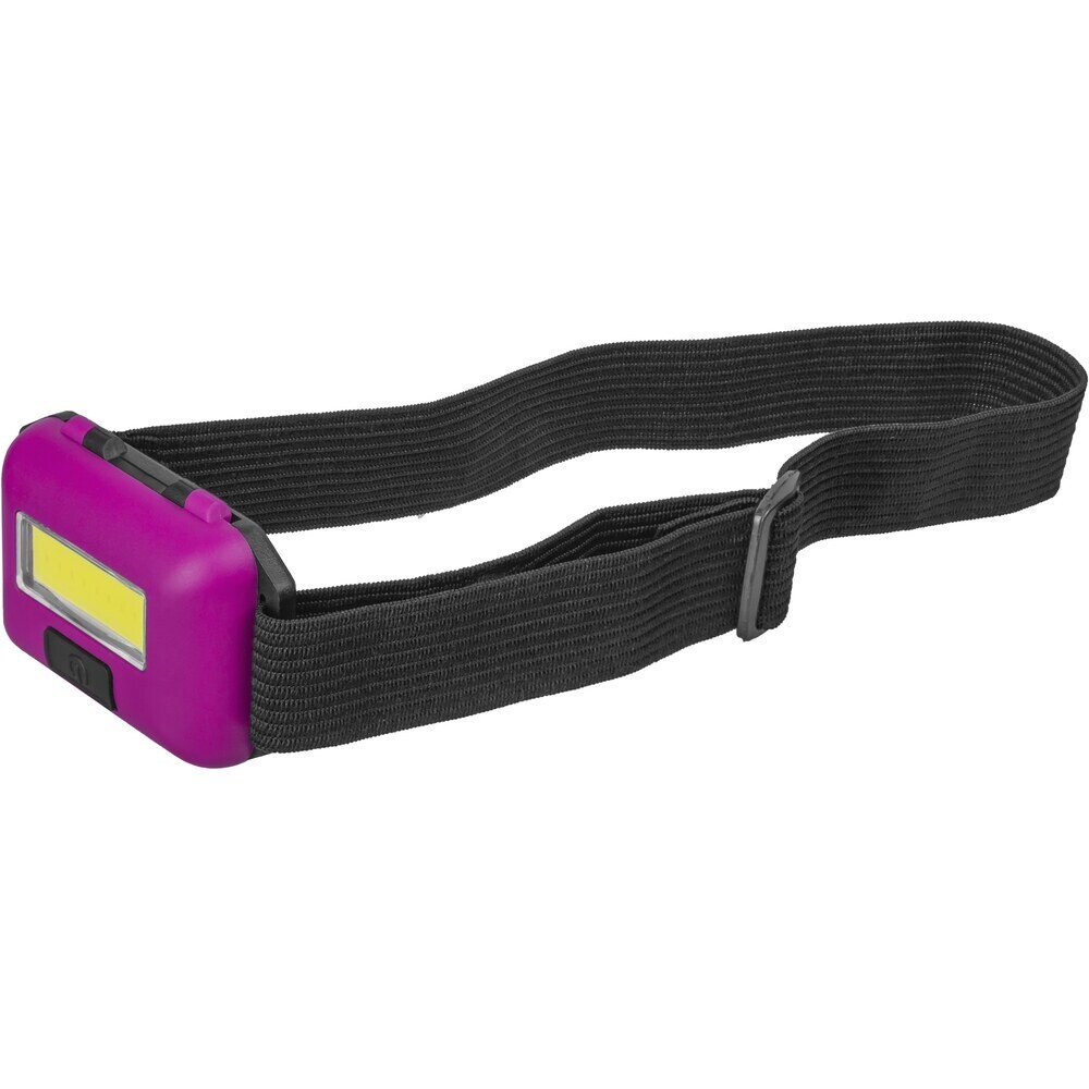 Изображение товара Фонарь налобный Онлайт OPT-H03-3AAA светодиодный 1 LED 3 Вт на батарейках AAA пластик 3 режима (90859)