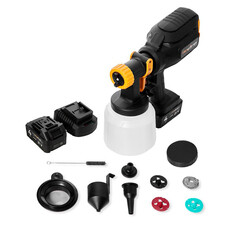 Краскопульт аккумуляторный Tecmaster T1250Extra 21 В 1,4 л без АКБ и ЗУ (1251250) - фото 11