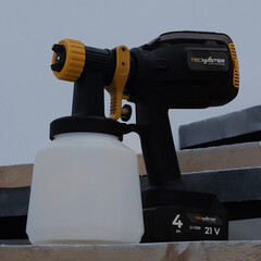 Краскопульт аккумуляторный Tecmaster T1250Extra 21 В 1,4 л без АКБ и ЗУ (1251250) - фото 5