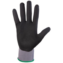 Перчатки полиэстеровые с микронитриловым покрытием Jeta Safety серые 9 (L) - фото 1
