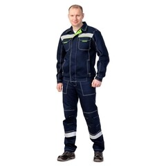 Костюм мужской рабочий Техноавиа Азов 48-50 рост 170-176 см темно-синий - фото 1