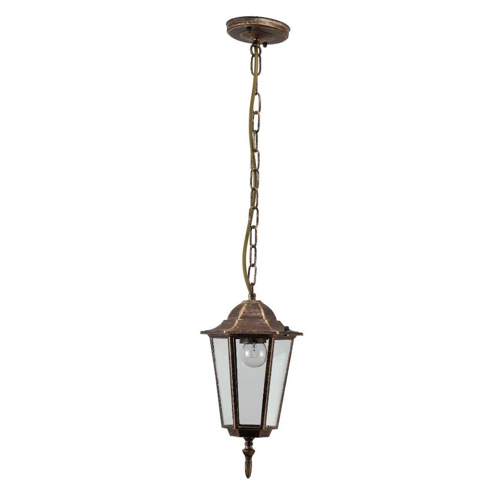 Светильник садово-парковый потолочный Эра Веледа бронза 810 мм E27 60 Вт IP55 (GBS-104-BR-0810)