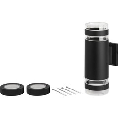 Светильник садово-парковый настенный Эра Адрия черный 300 мм E27 30 Вт IP55 (GBW-102-BL-0300) - фото 7