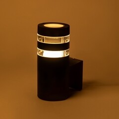 Светильник садово-парковый настенный Эра Адрия черный 200 мм E27 30 Вт IP55 (GBW-102-BL-0200) - фото 2