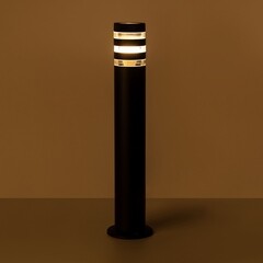 Светильник садово-парковый напольный Эра Адрия черный 600 мм E27 30 Вт IP55 (GBF-102-BL-0600) - фото 2