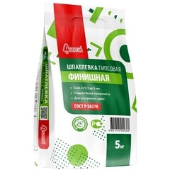 Изображение товара Шпаклевка гипсовая Старатели финишная белая 5 кг